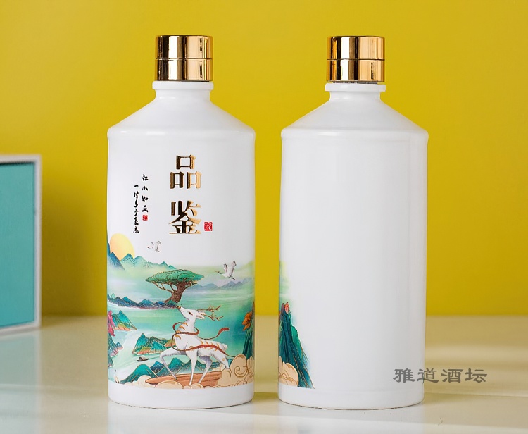 1斤装高档陶瓷酒坛（品鉴）(图3)