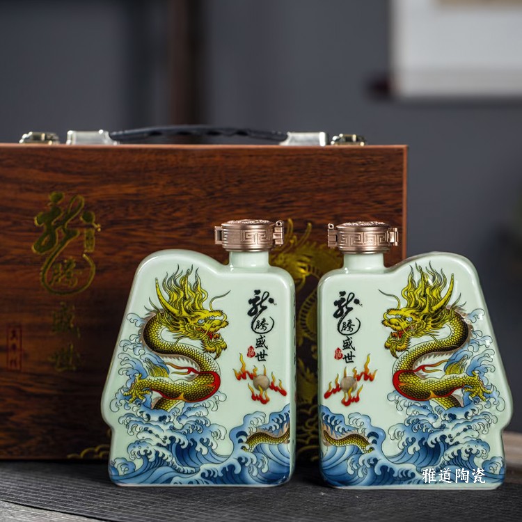 1斤工艺陶瓷酒坛（龙腾盛世）