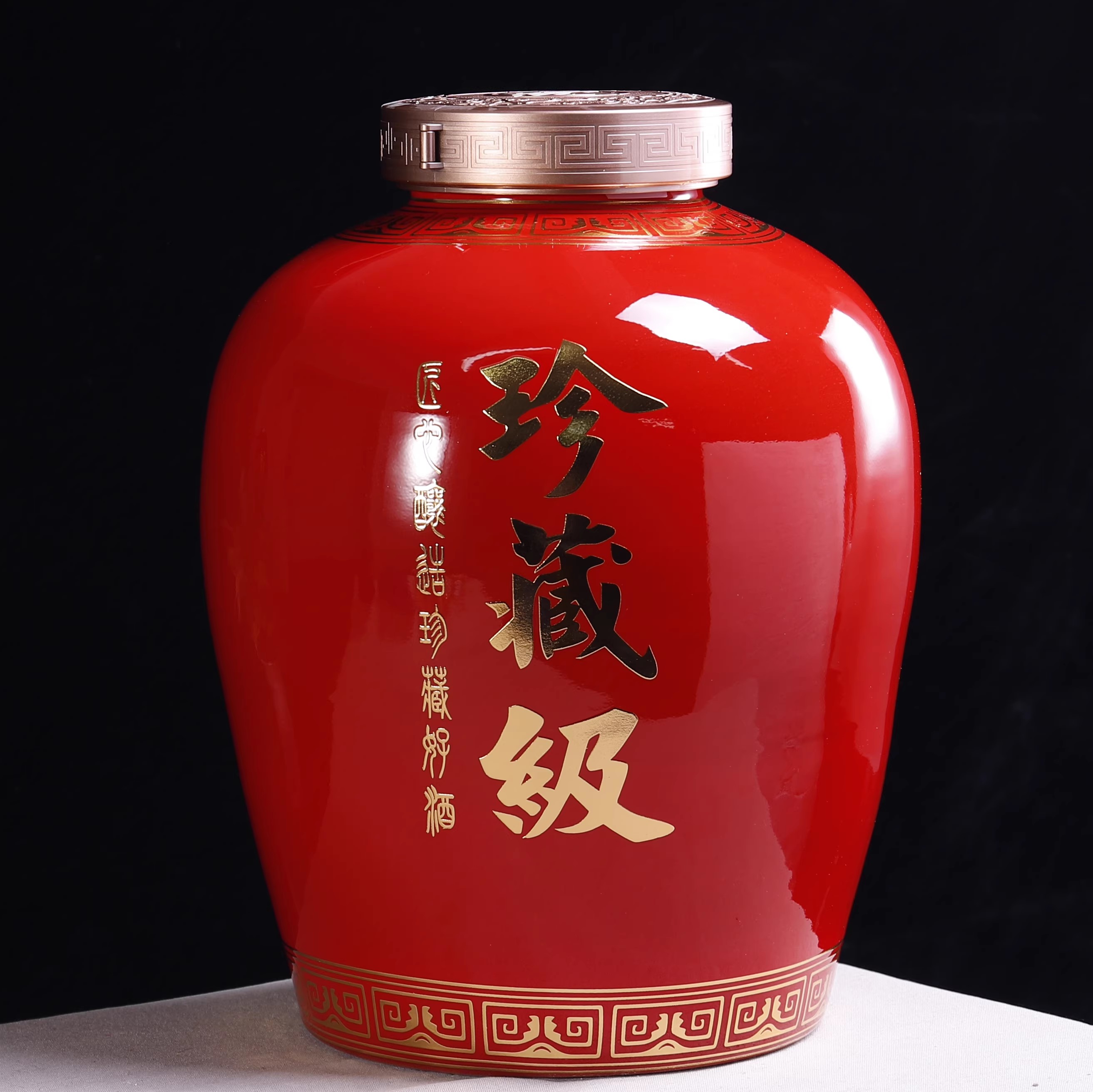 50斤景德镇陶瓷酒坛批发珍藏级（六色可选）