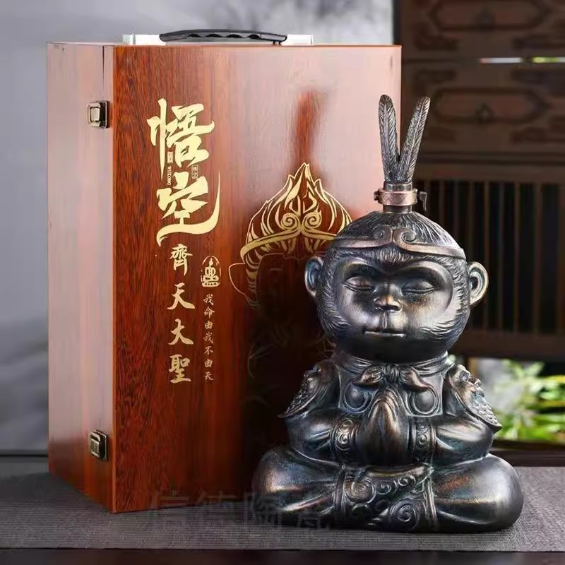 孙悟空齐天大圣陶瓷空酒瓶酒坛子