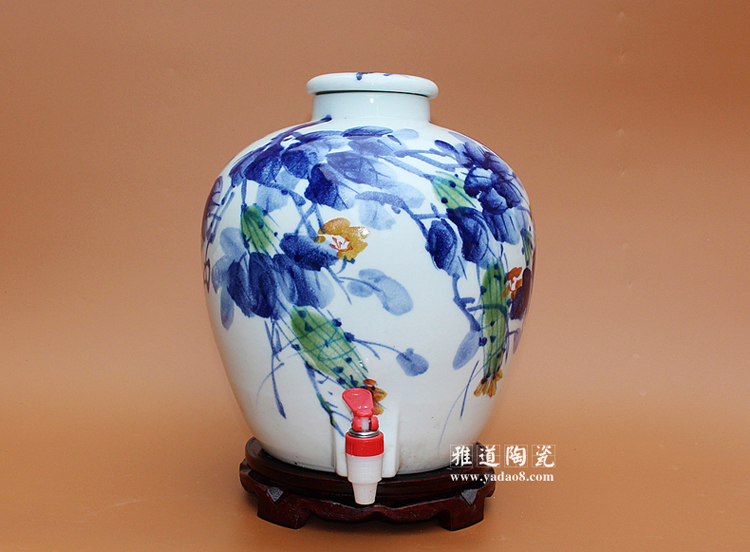 雅道手绘陶瓷酒坛系列