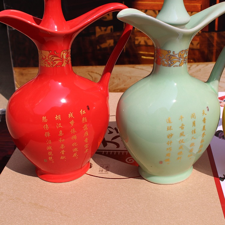 四大美人绝世珍藏陶瓷酒瓶套装-细节图 四大美人绝世珍藏陶瓷酒瓶套装-细节图