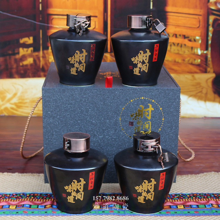 1斤3斤5斤时间的味道陶瓷酒坛
