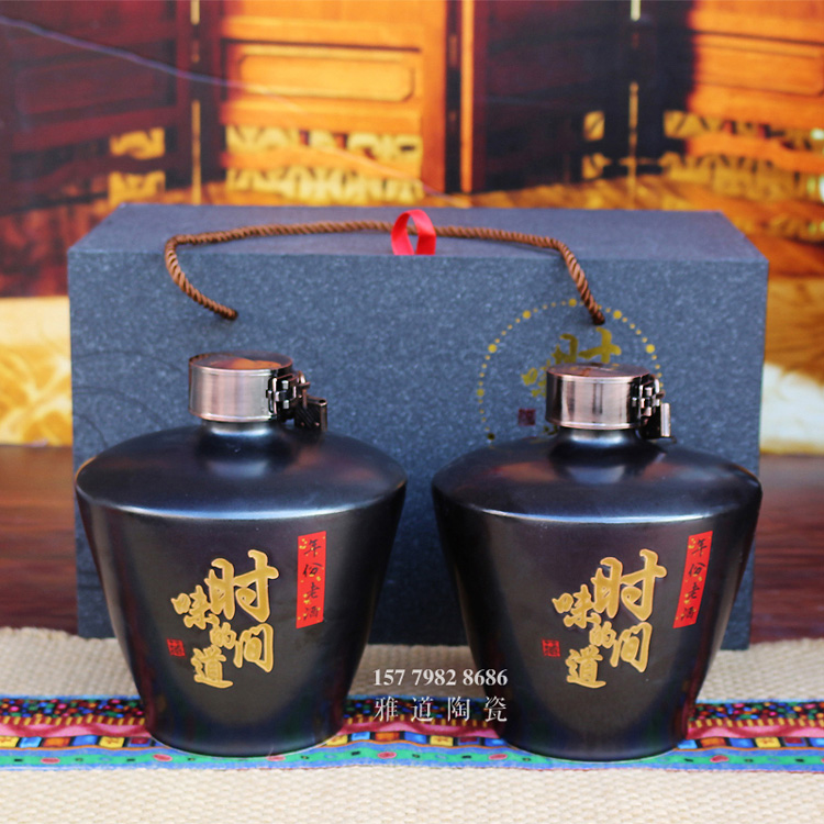1斤3斤5斤时间的味道陶瓷酒坛