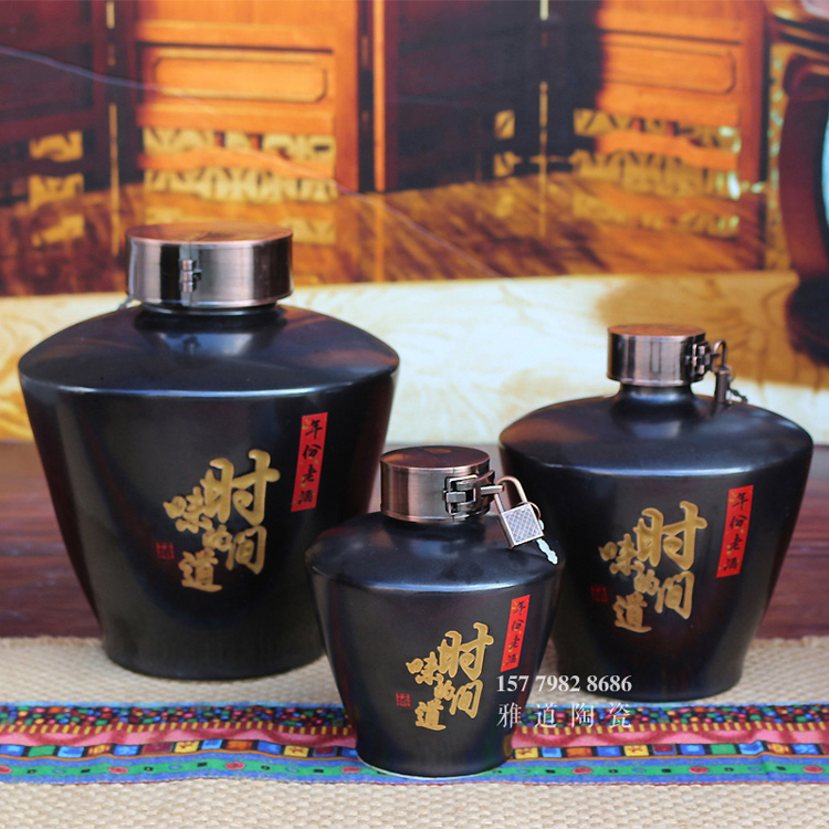 1斤3斤5斤时间的味道陶瓷酒坛