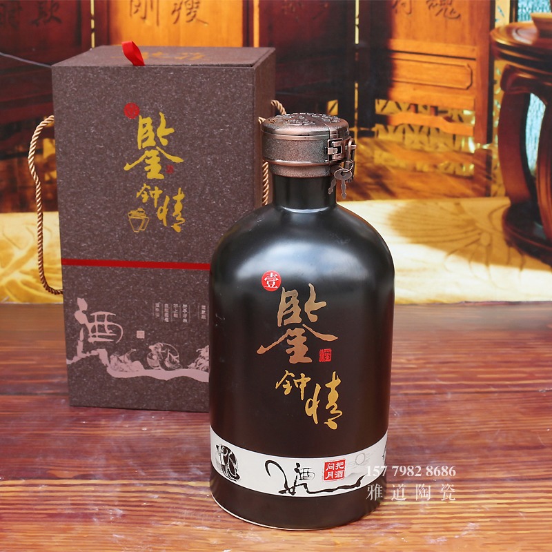 1斤3斤5斤陶瓷酒坛礼盒装一鉴钟情