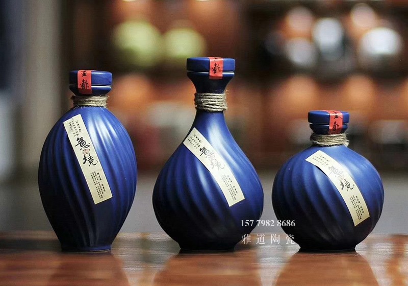 1斤3斤5斤意境陶瓷酒瓶礼盒装