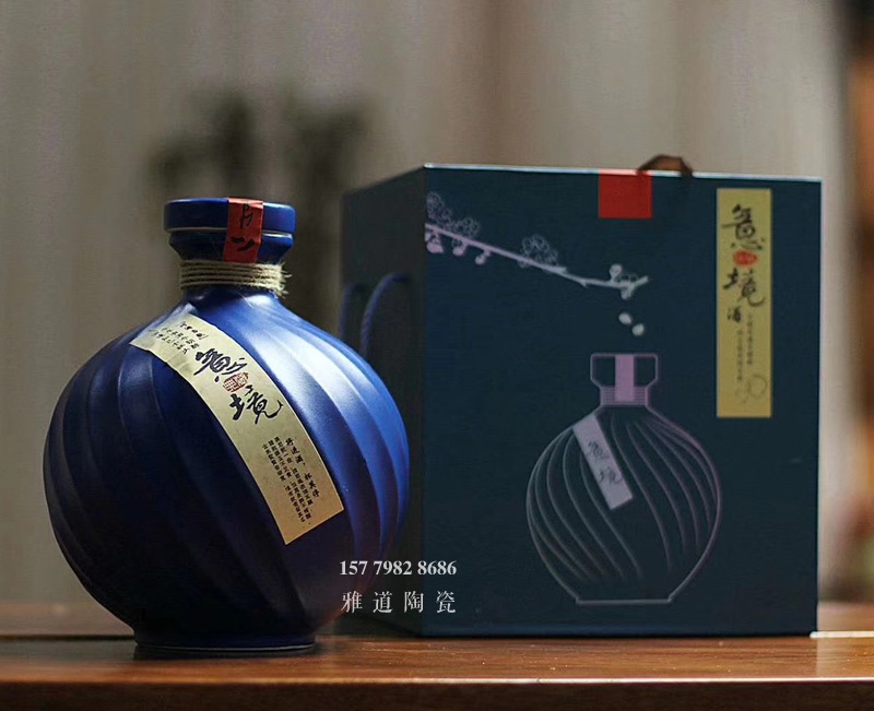 1斤3斤5斤意境陶瓷酒瓶礼盒装