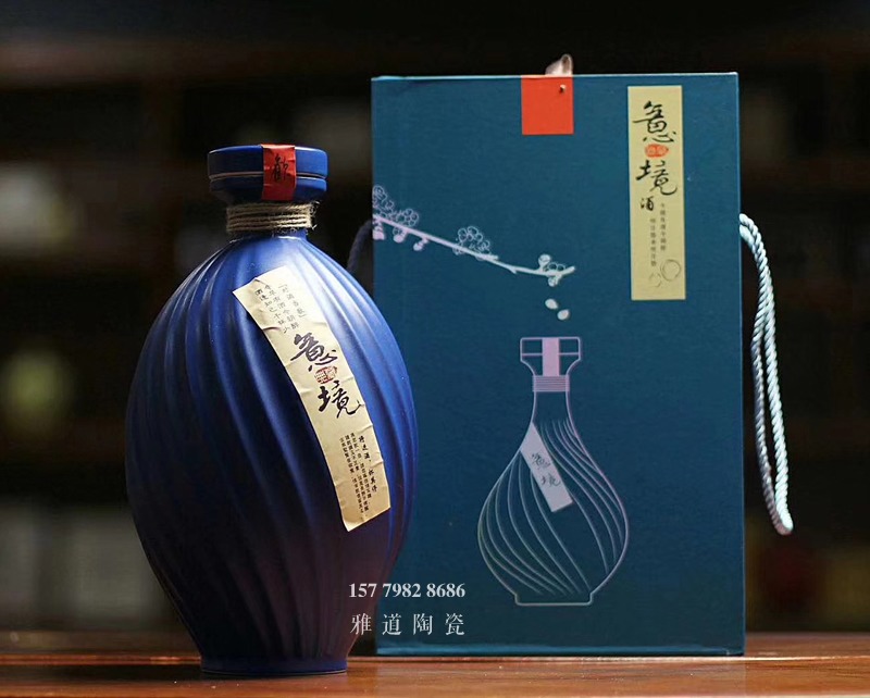 1斤3斤5斤意境陶瓷酒瓶礼盒装