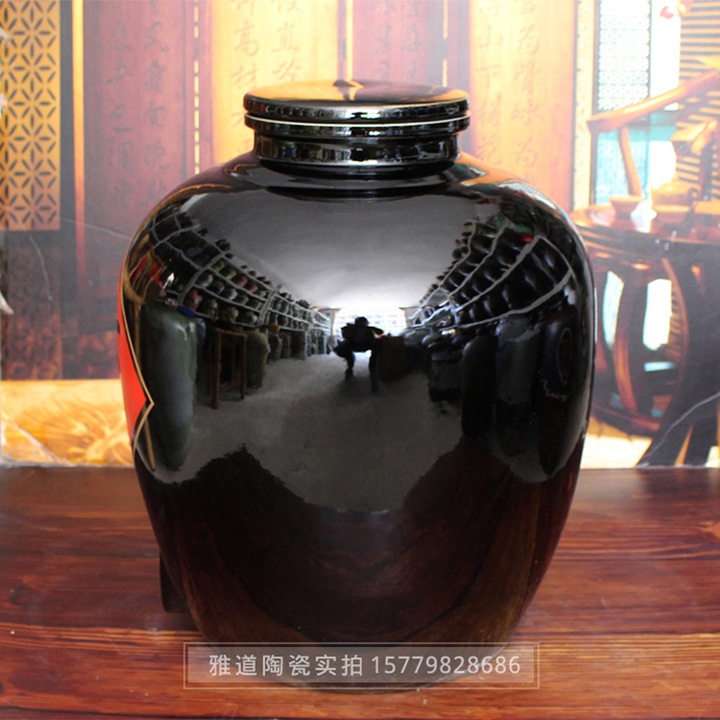 厂家推荐100斤150斤200斤机雕陶瓷酒坛
