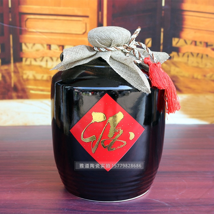 1至10斤双耳酒字包布酒坛批发