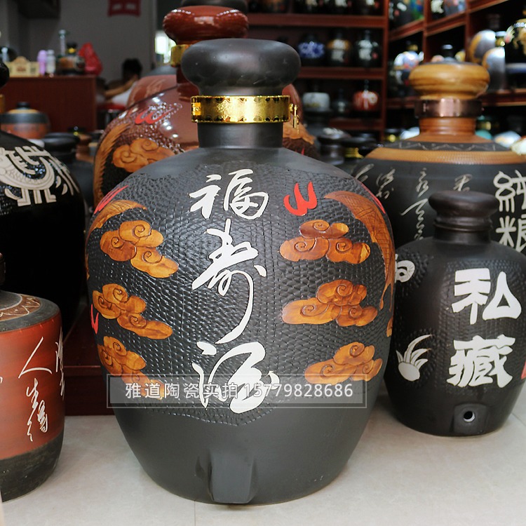 雅道雕刻陶瓷酒坛系列
