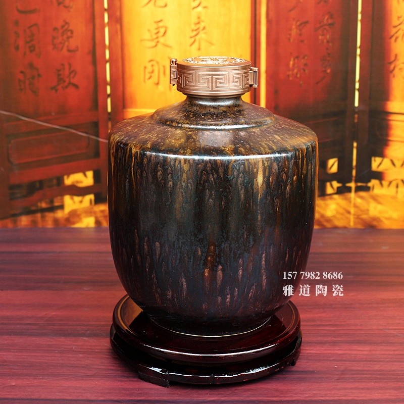 5斤10斤装封坛酒雕刻龙凤酒坛