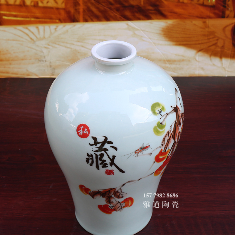 1斤至10斤梅瓶系列陶瓷酒坛