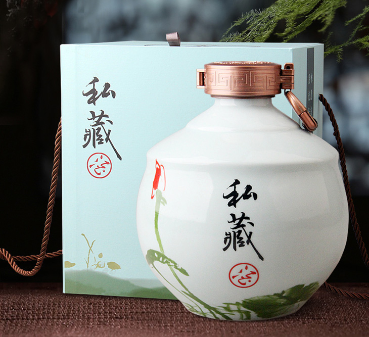 1斤2斤3斤6斤青釉私藏小酒坛子
