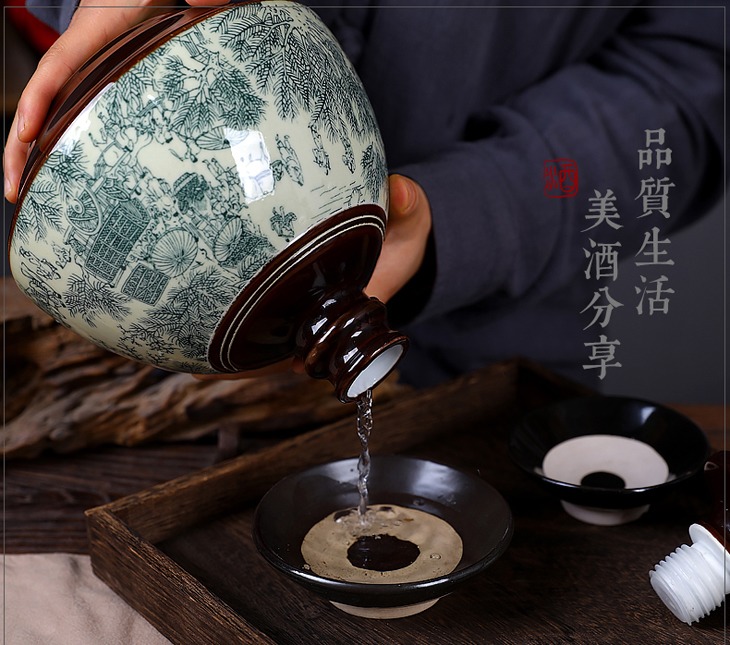 景德镇1斤3斤5斤景德镇陶瓷小酒坛