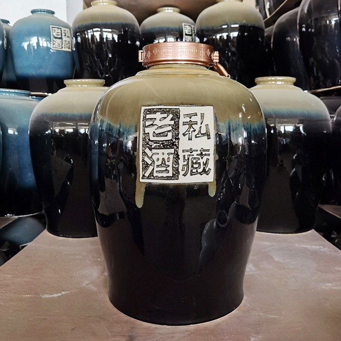 45斤装私藏老酒精品陶瓷酒坛