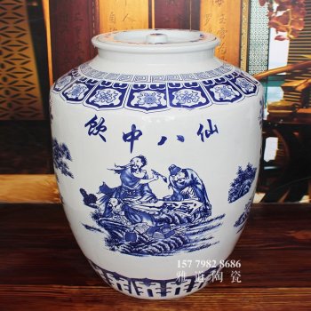 陶瓷酒坛上的饮中八仙是谁?