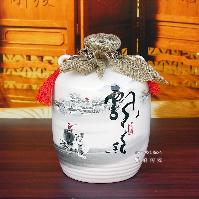 景德镇3斤飘香陶瓷小酒坛